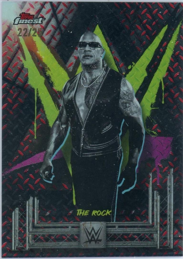 The Rock [Red Black Vapor Refractor] #100