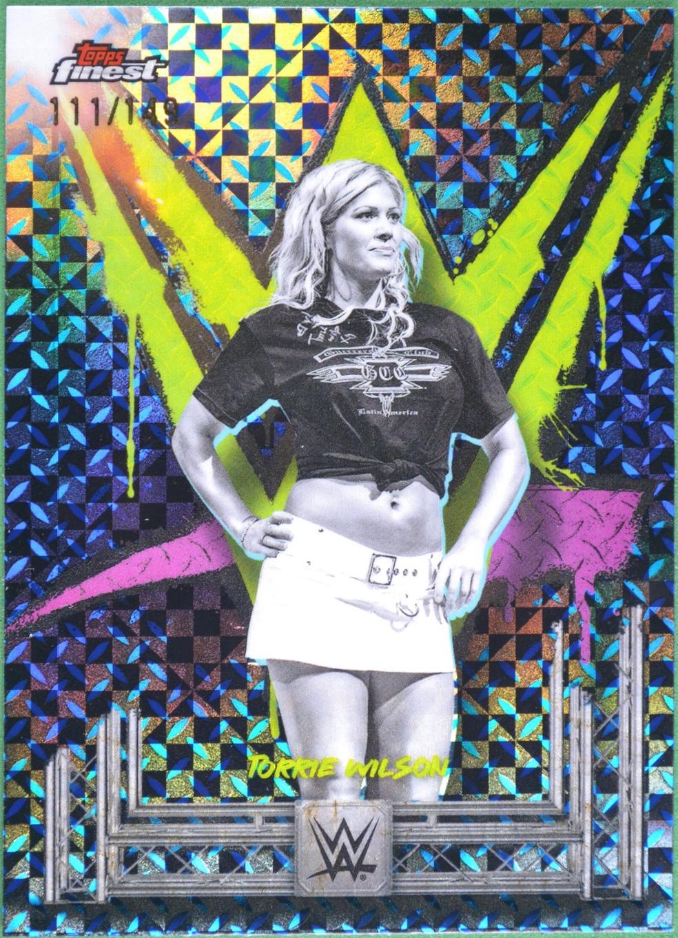 Torrie Wilson [Blue Checkerboard Refractor] #84