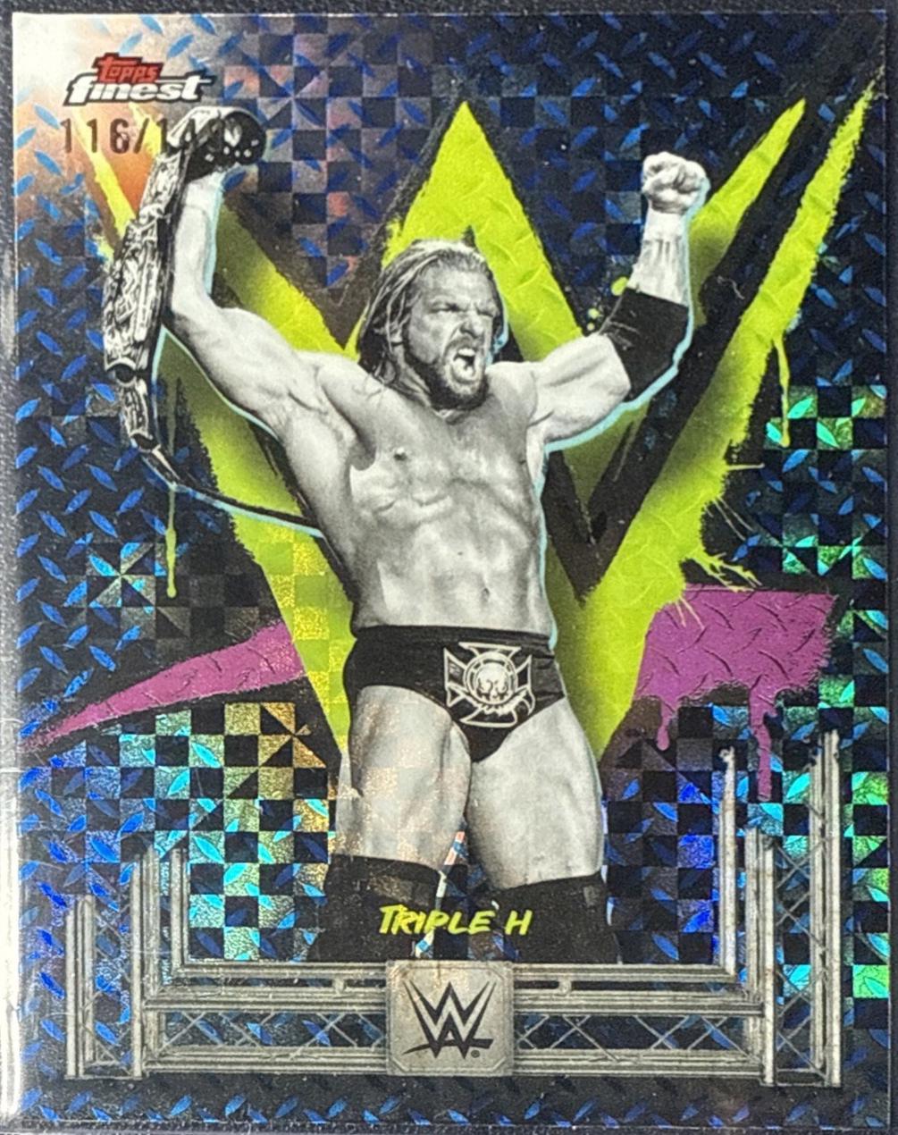 Triple H [Blue Checkerboard Refractor] #21
