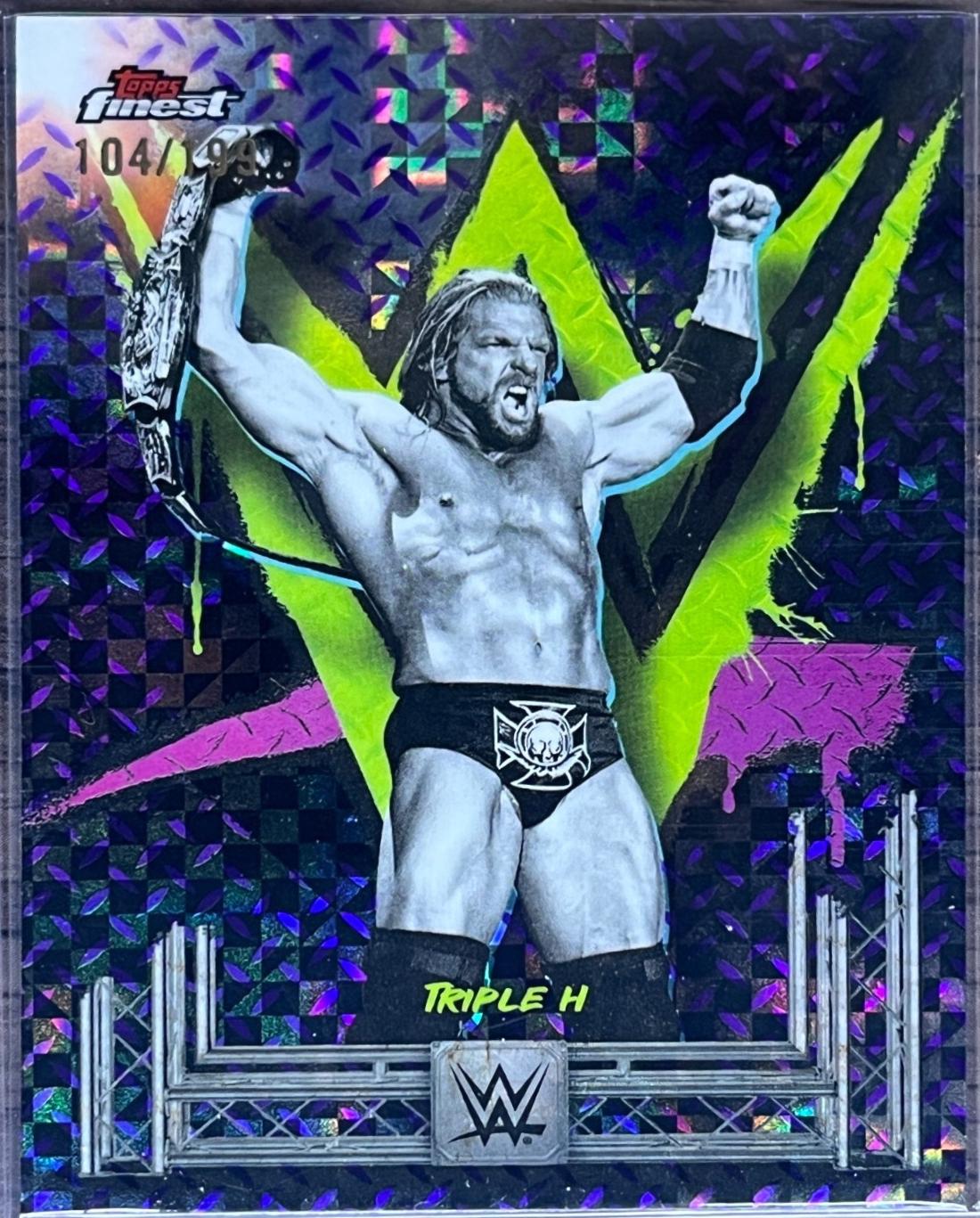Triple H [Purple Checkerboard Refractor] #21