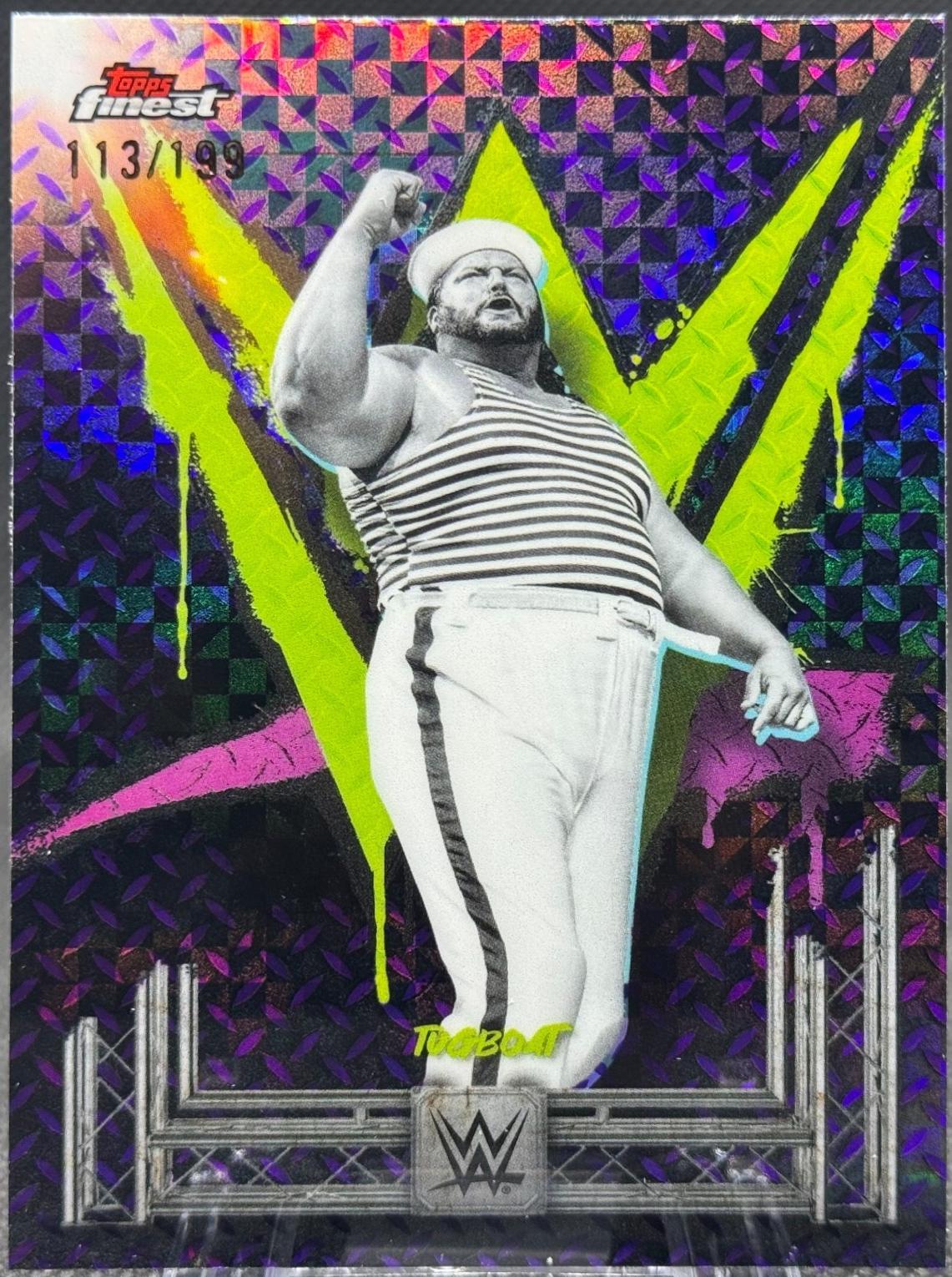 Tugboat [Purple Checkerboard Refractor] #91