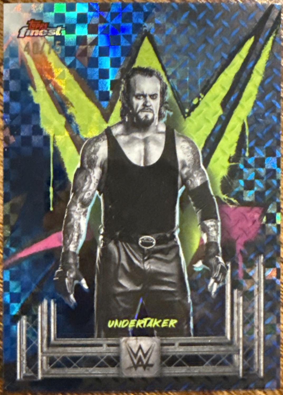 Undertaker [Blue Checkerboard Refractor] #187