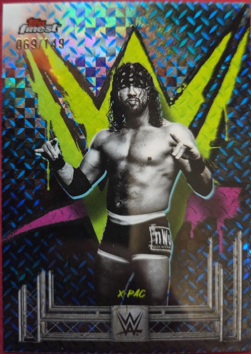 X-Pac [Blue Checkerboard Refractor] #8