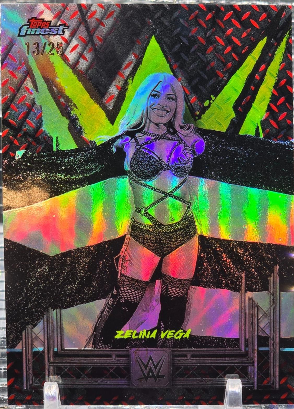 Zelina Vega [Red Black Vapor Refractor] #74