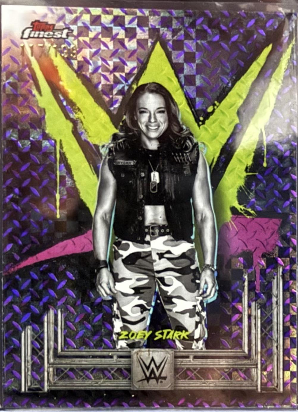 Zoey Stark [Purple Checkerboard Refractor] #72