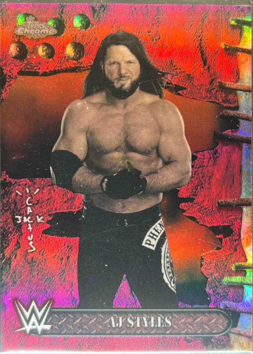 AJ Styles [Red Refractor] #20