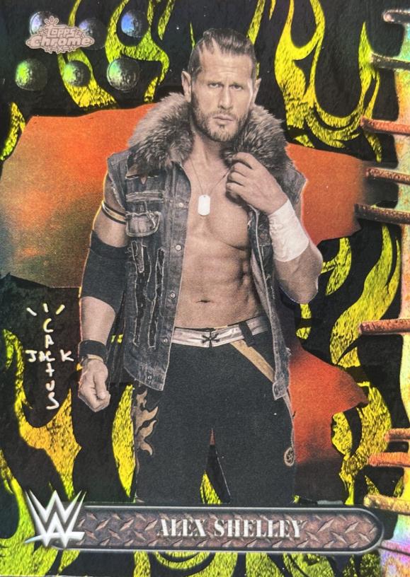Alex Shelley [Black Yellow Refractor] #46