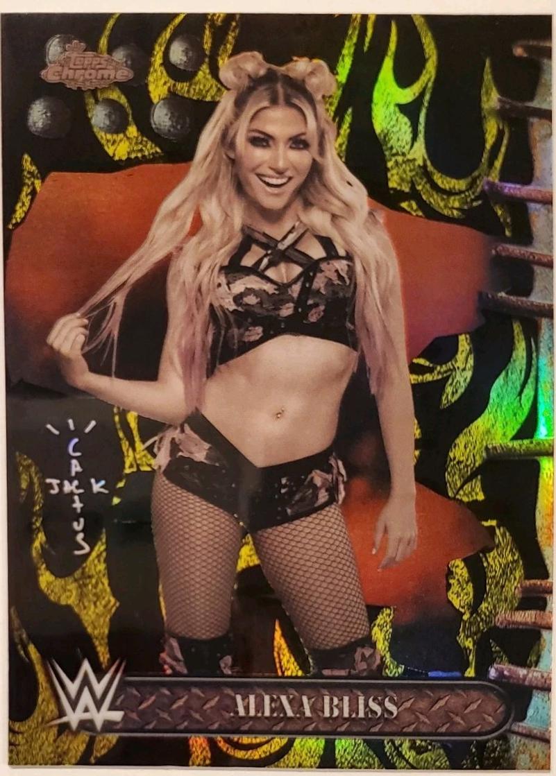 Alexa Bliss [Black Yellow Refractor] #33