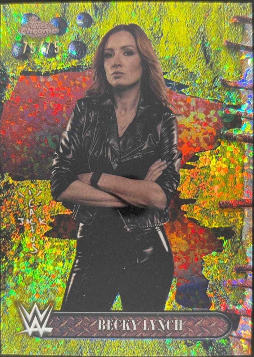 Becky Lynch [Yellow Mini Diamonds Refractor] #59