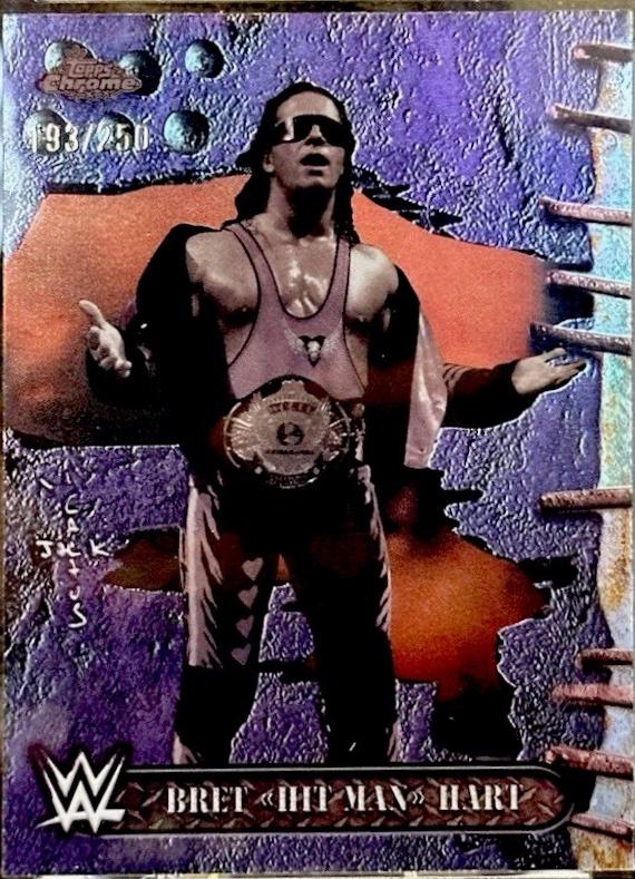 Bret Hit Man Hart [Purple Refractor] #62
