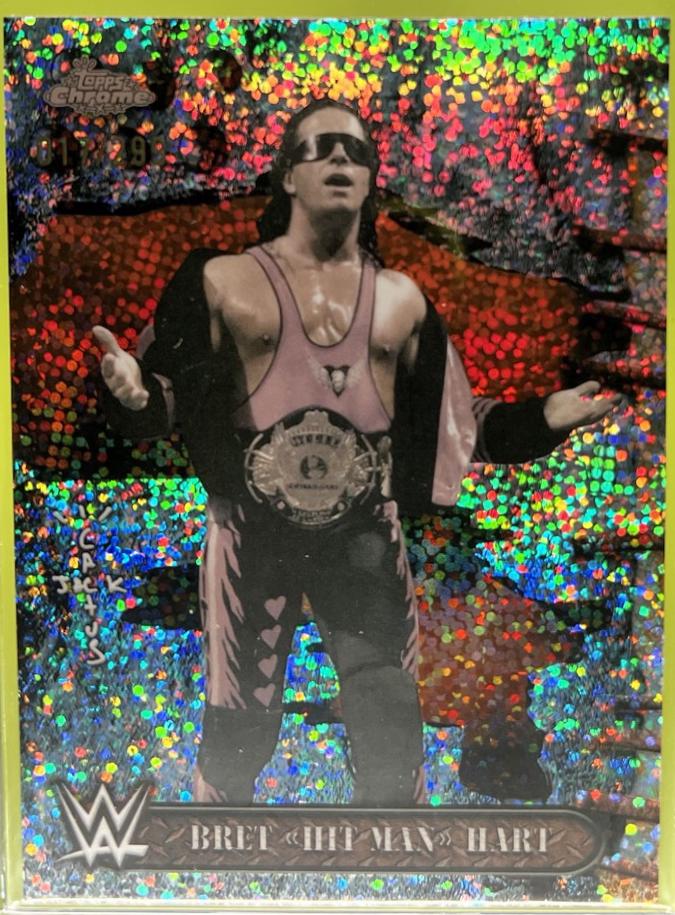 Bret Hit Man Hart [Speckle Refractor] #62