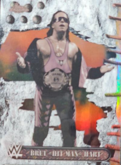 Bret Hit Man Hart [White Refractor] #62