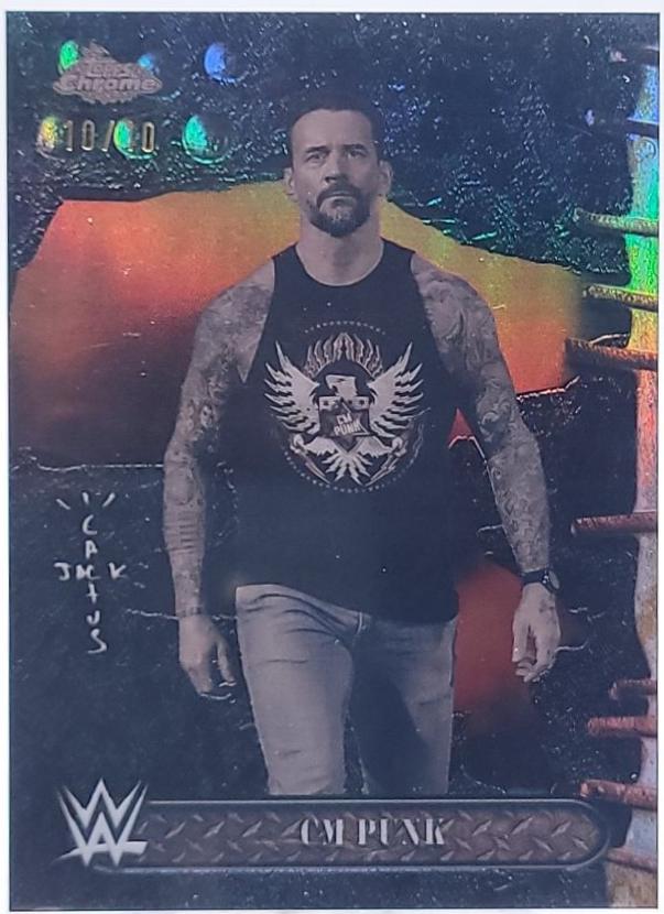 CM Punk [Black Refractor] #8