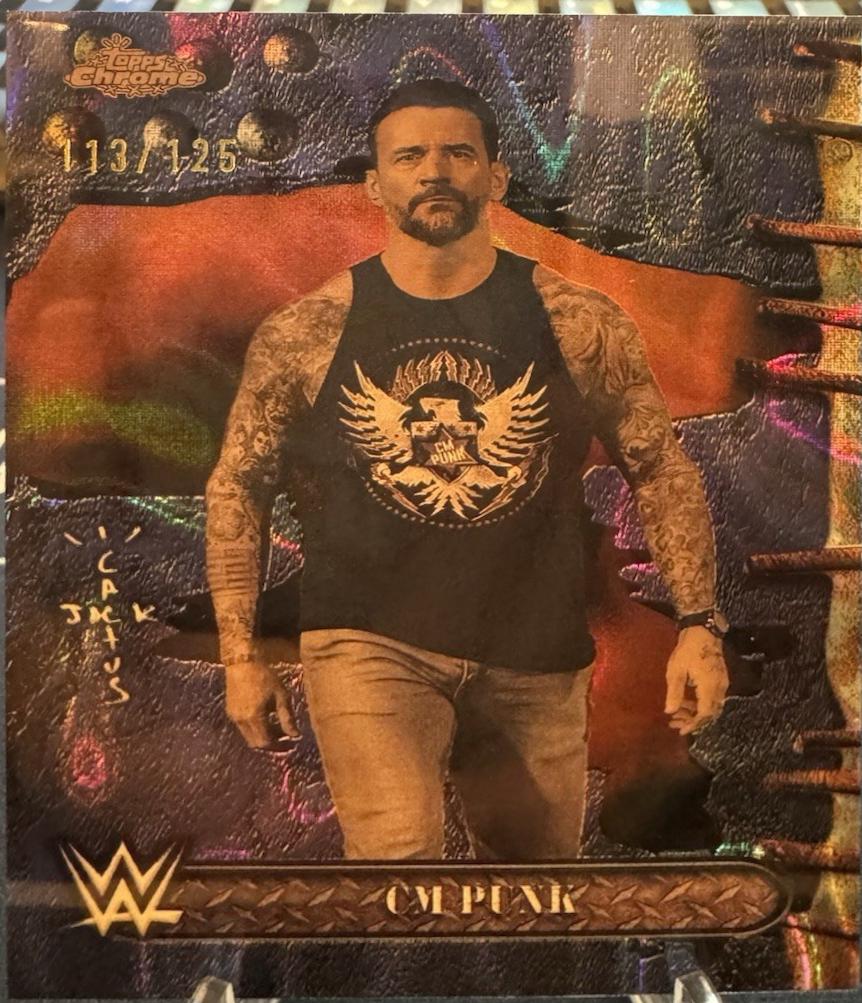CM Punk [Blue Sonar Refractor] #8