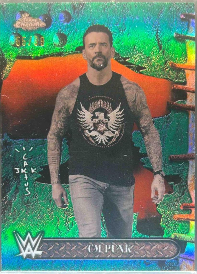 CM Punk [Green Refractor] #8