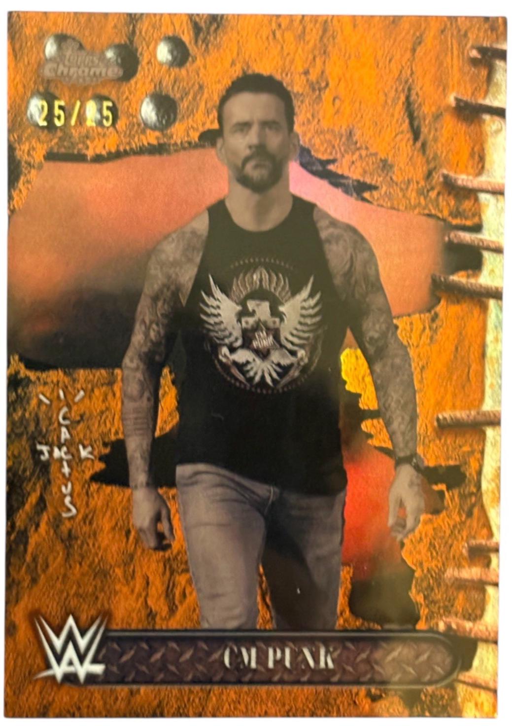 CM Punk [Orange Refractor] #8
