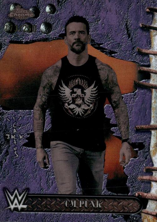 CM Punk [Purple Refractor] #8