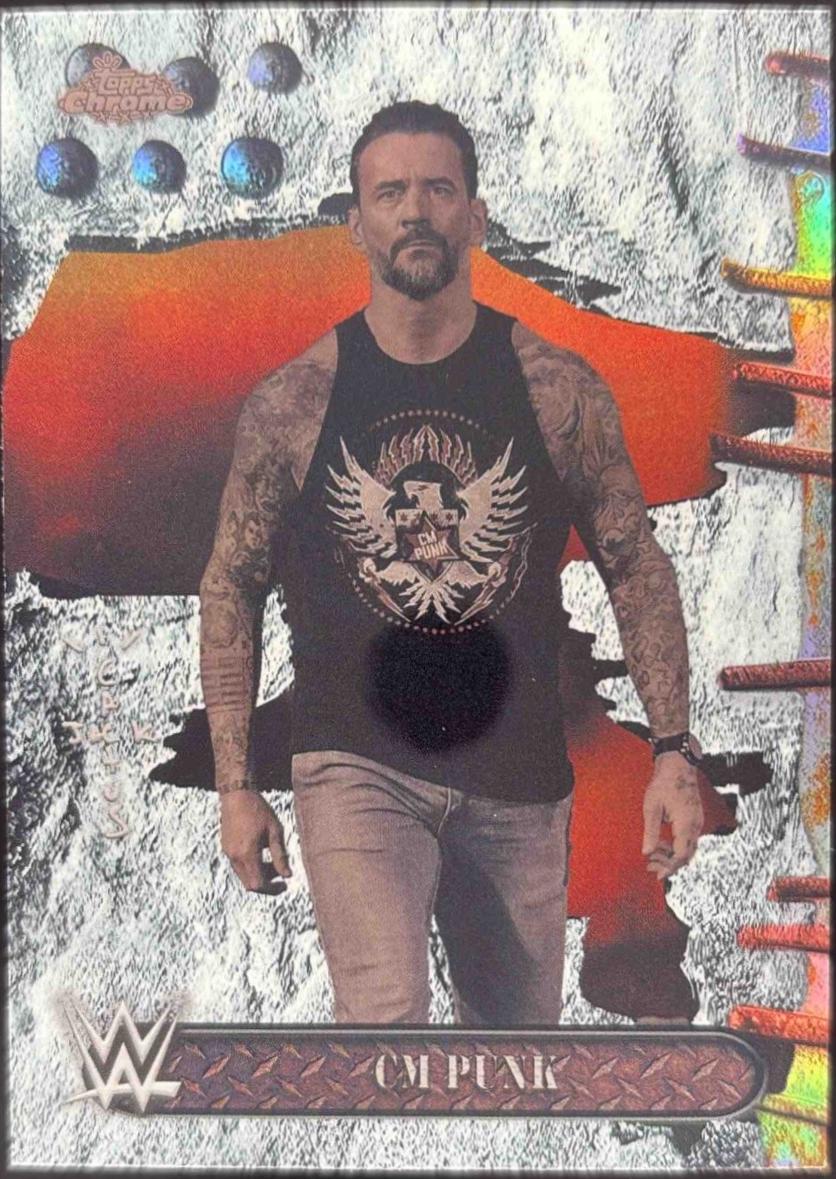 CM Punk [White Refractor] #8