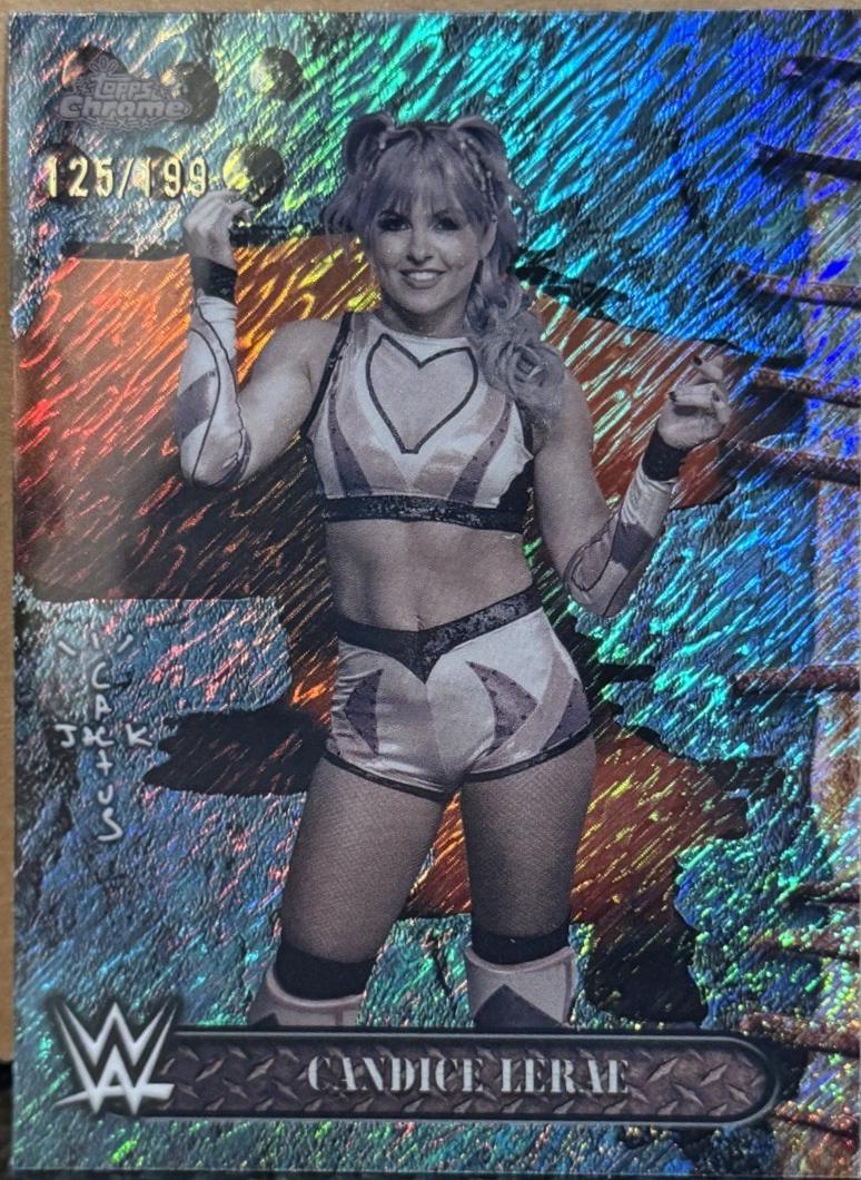 Candice LeRae [Aqua Shimmer Refractor] #34