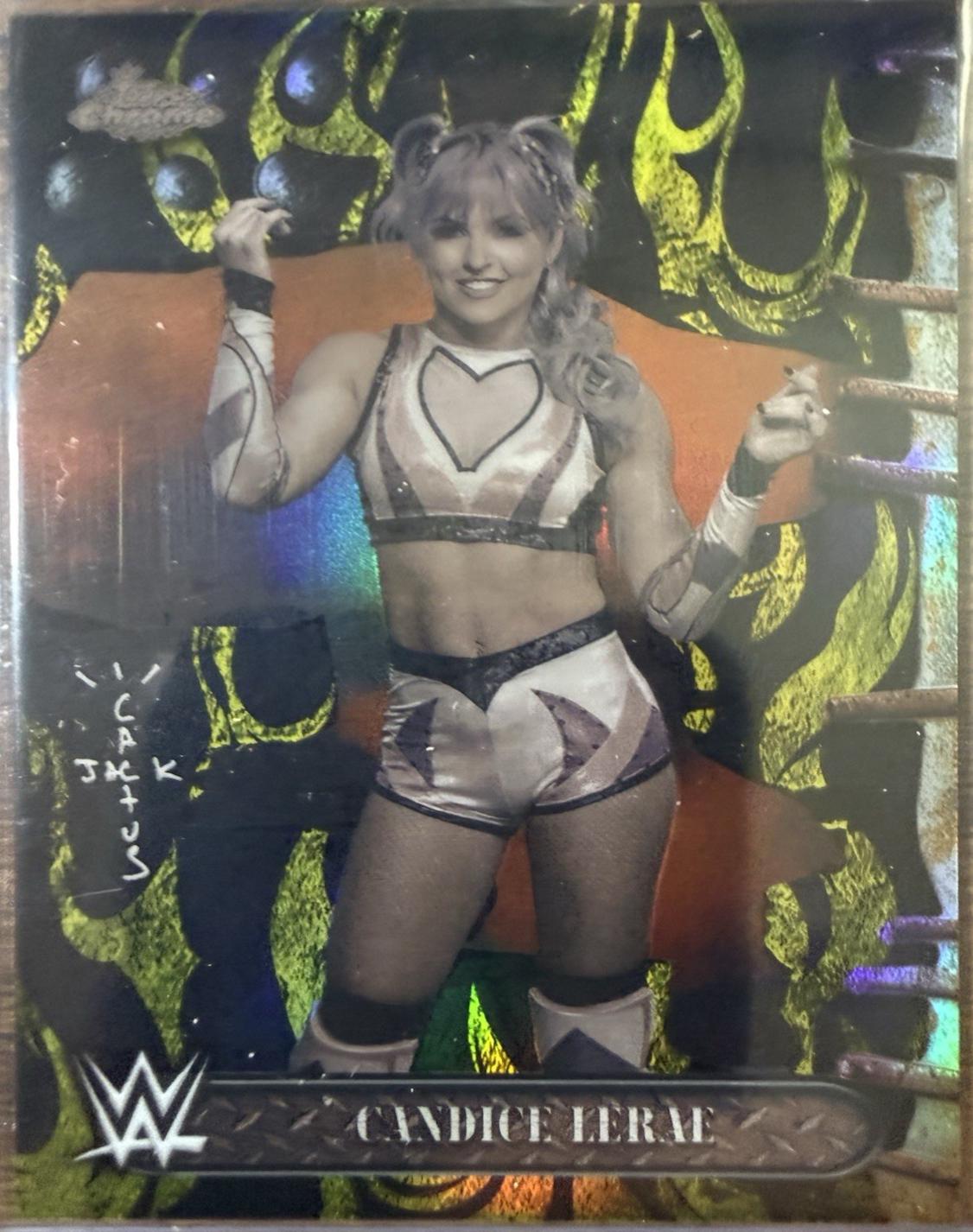 Candice LeRae [Black Yellow Refractor] #34