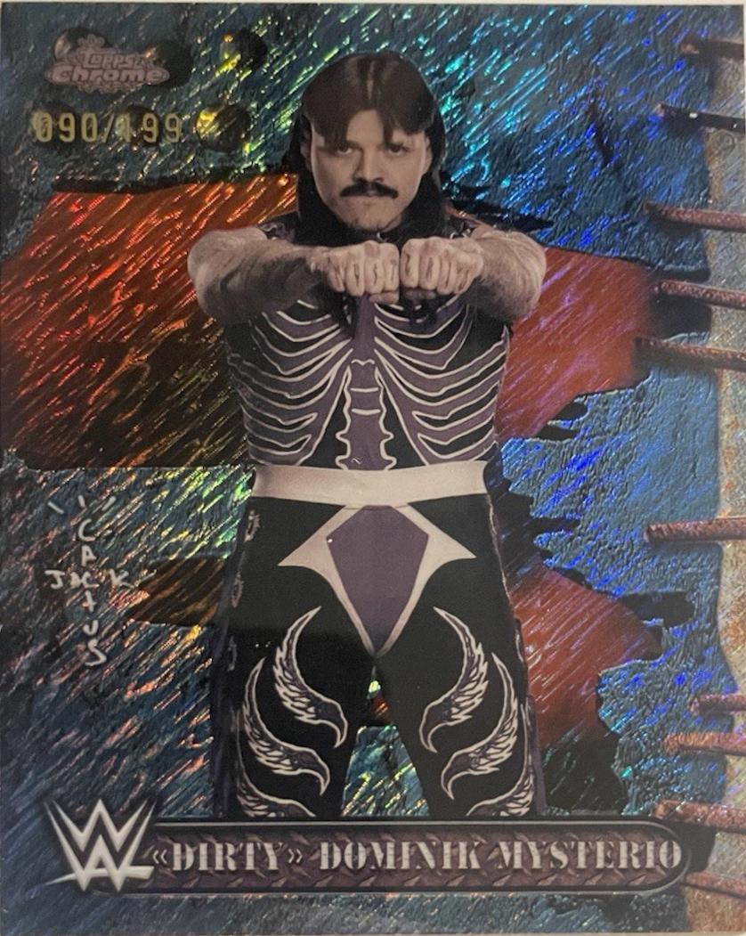 Dirty Dominik Mysterio [Aqua Shimmer Refractor] #56