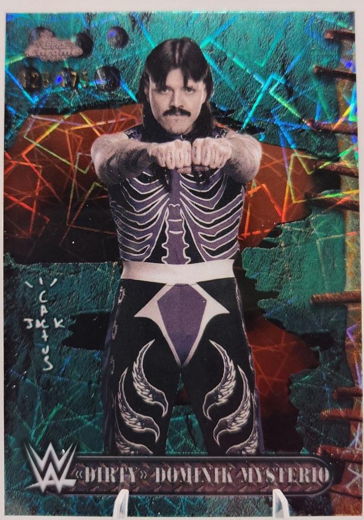 Dirty Dominik Mysterio [Teal Lasers Refractor] #56