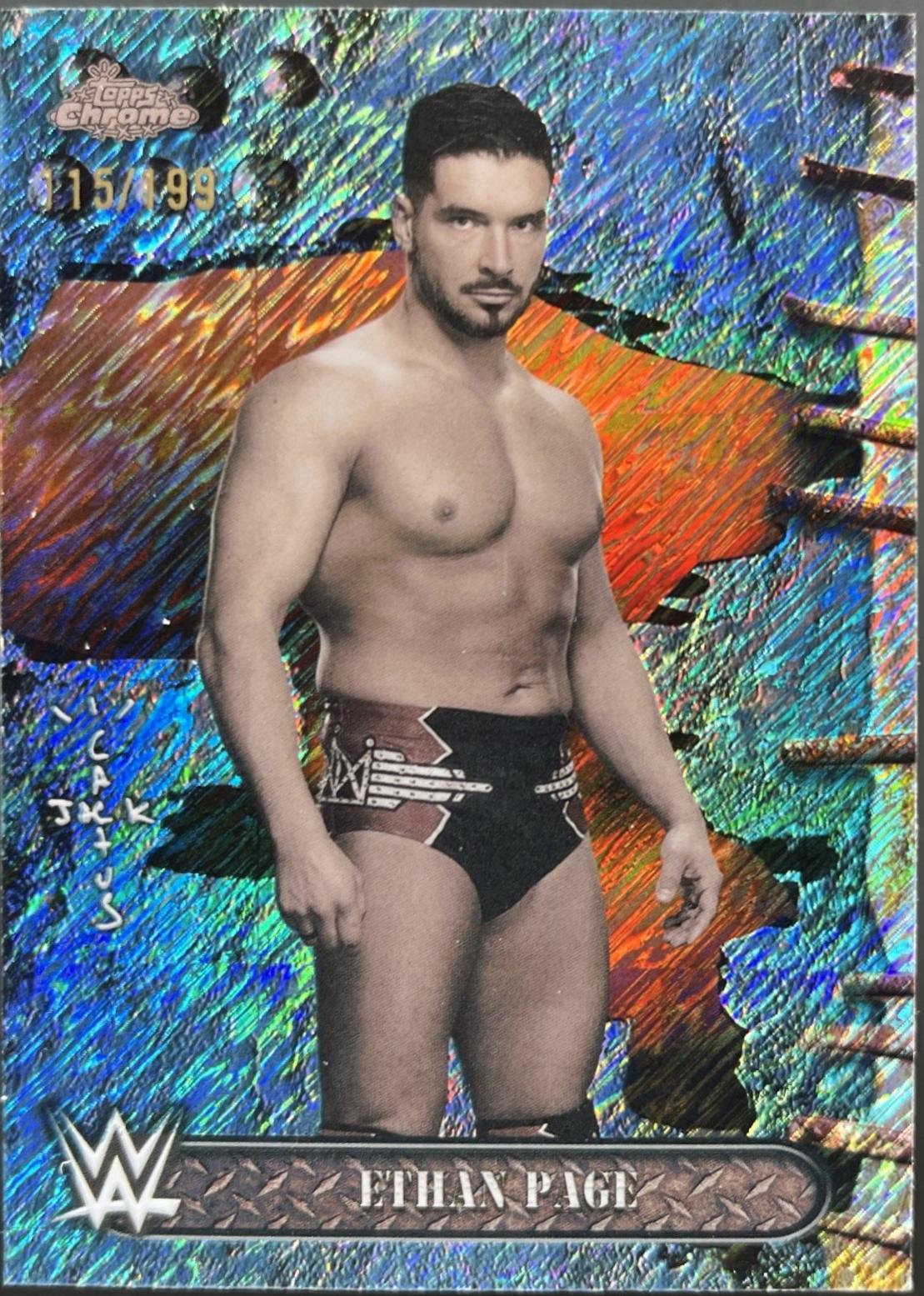 Ethan Page [Aqua Shimmer Refractor] #76