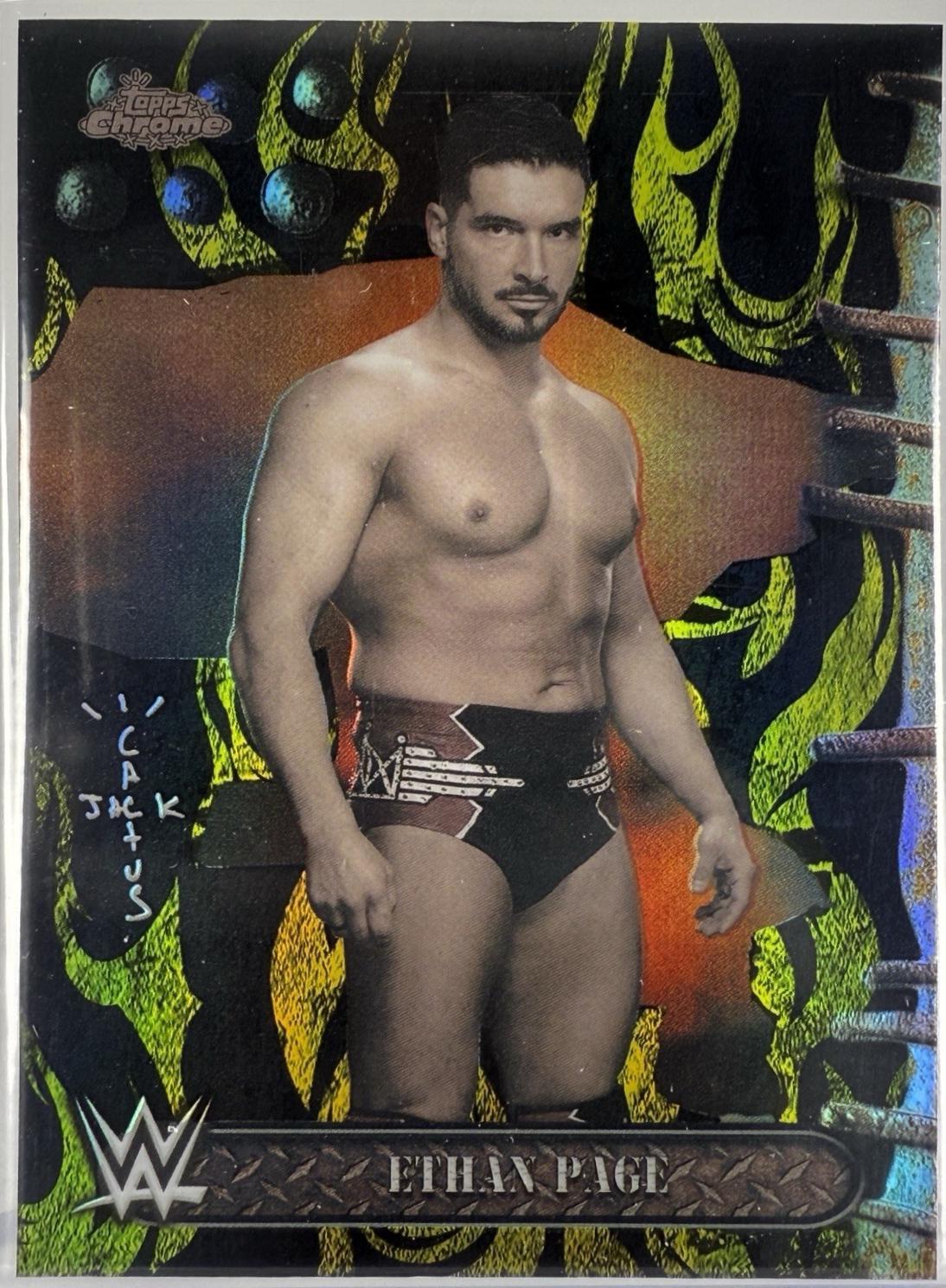 Ethan Page [Black Yellow Refractor] #76