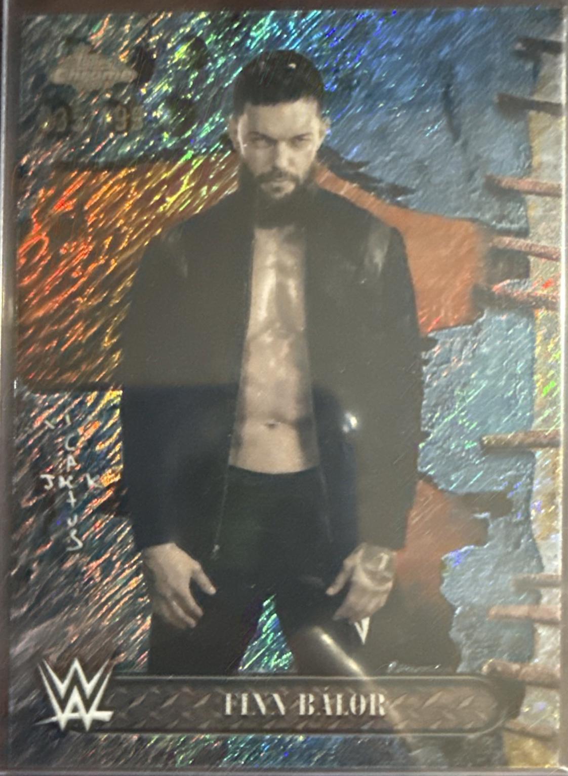 Finn Balor [Aqua Shimmer Refractor] #43