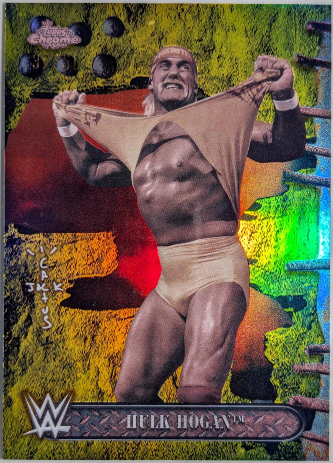 Hulk Hogan™ [Gold Refractor] #60