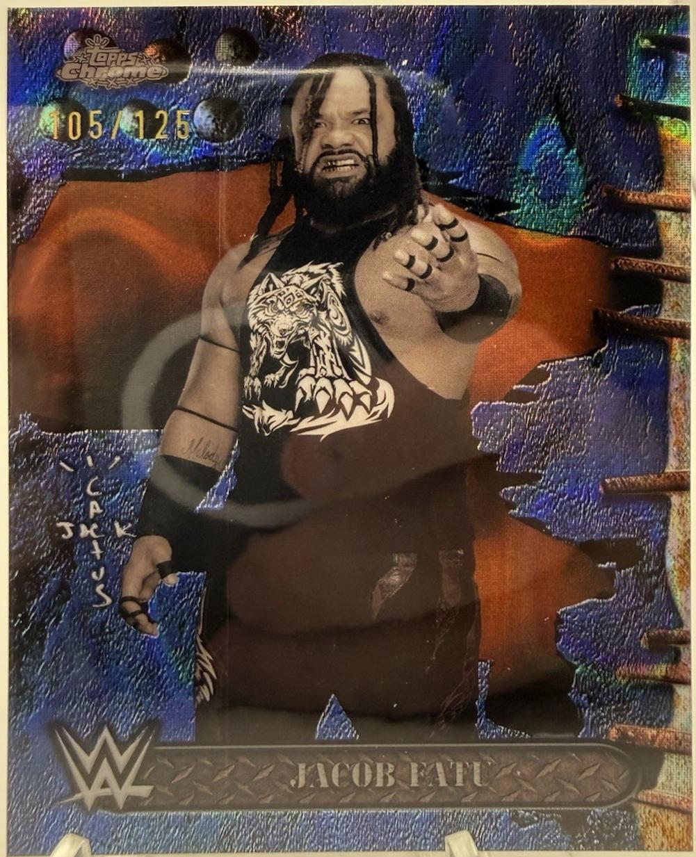 Jacob Fatu [Blue Sonar Refractor] #48