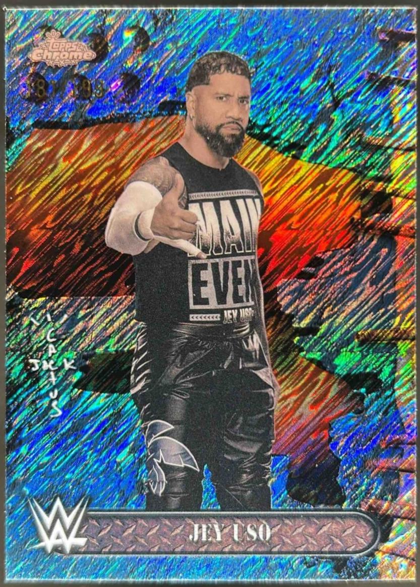 Jey Uso [Aqua Shimmer Refractor] #3