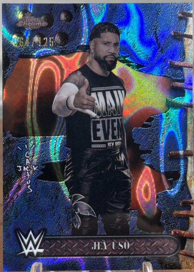 Jey Uso [Blue Sonar Refractor] #3