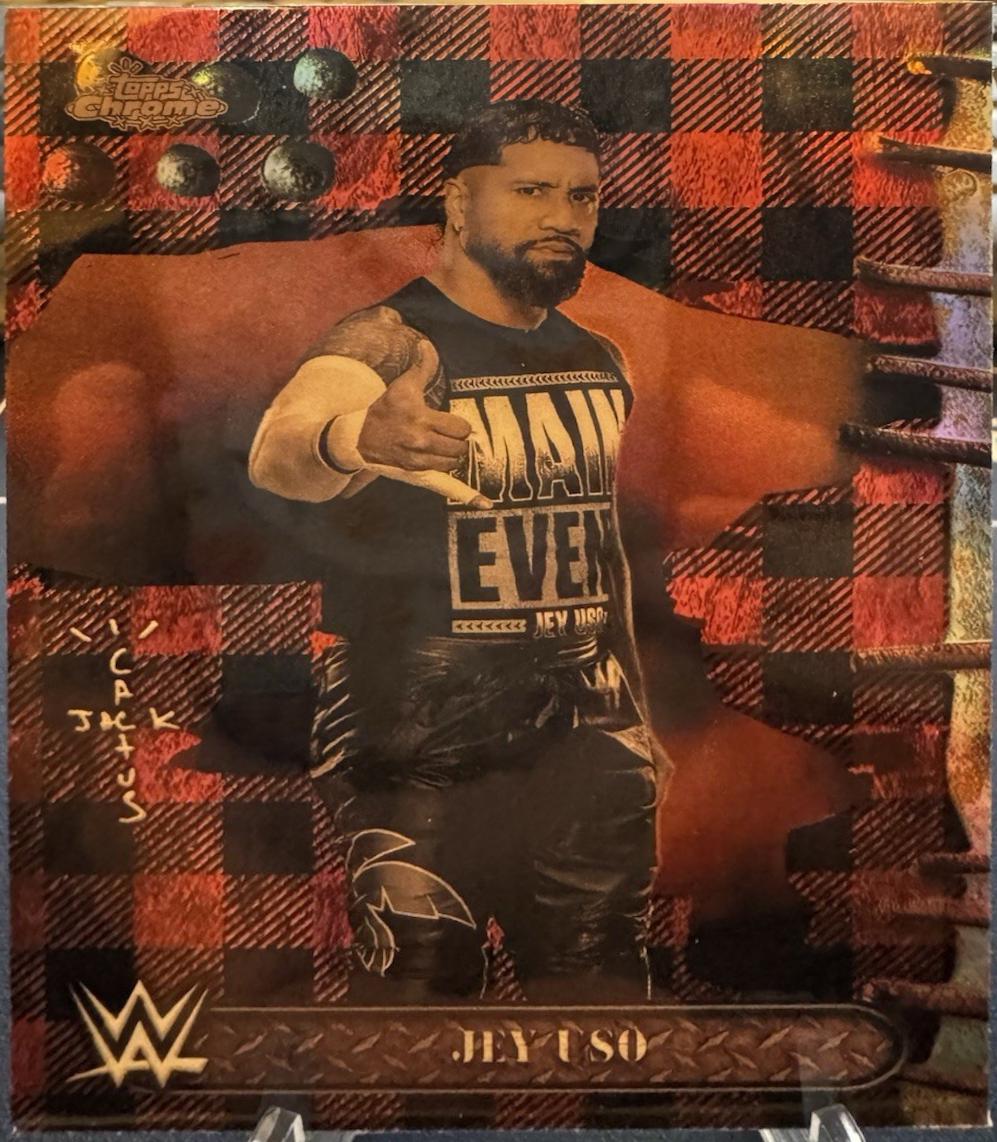 Jey Uso [Red Black Refractor] #3