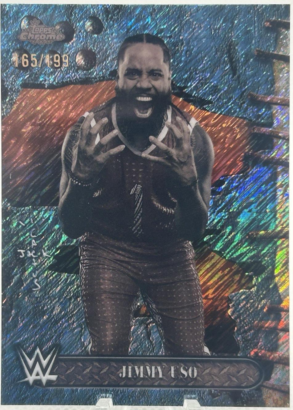 Jimmy Uso [Aqua Shimmer Refractor] #26
