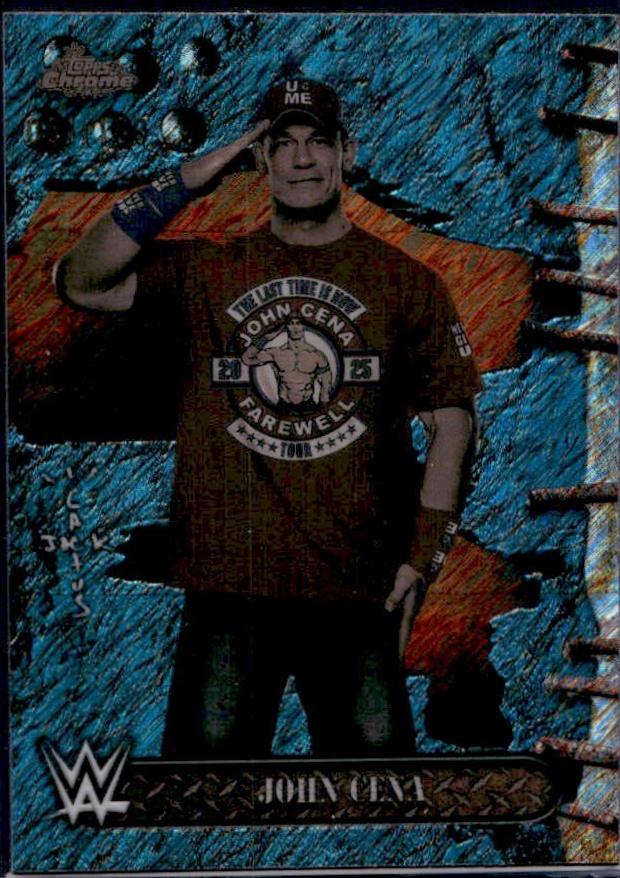 John Cena [Aqua Shimmer Refractor] #1
