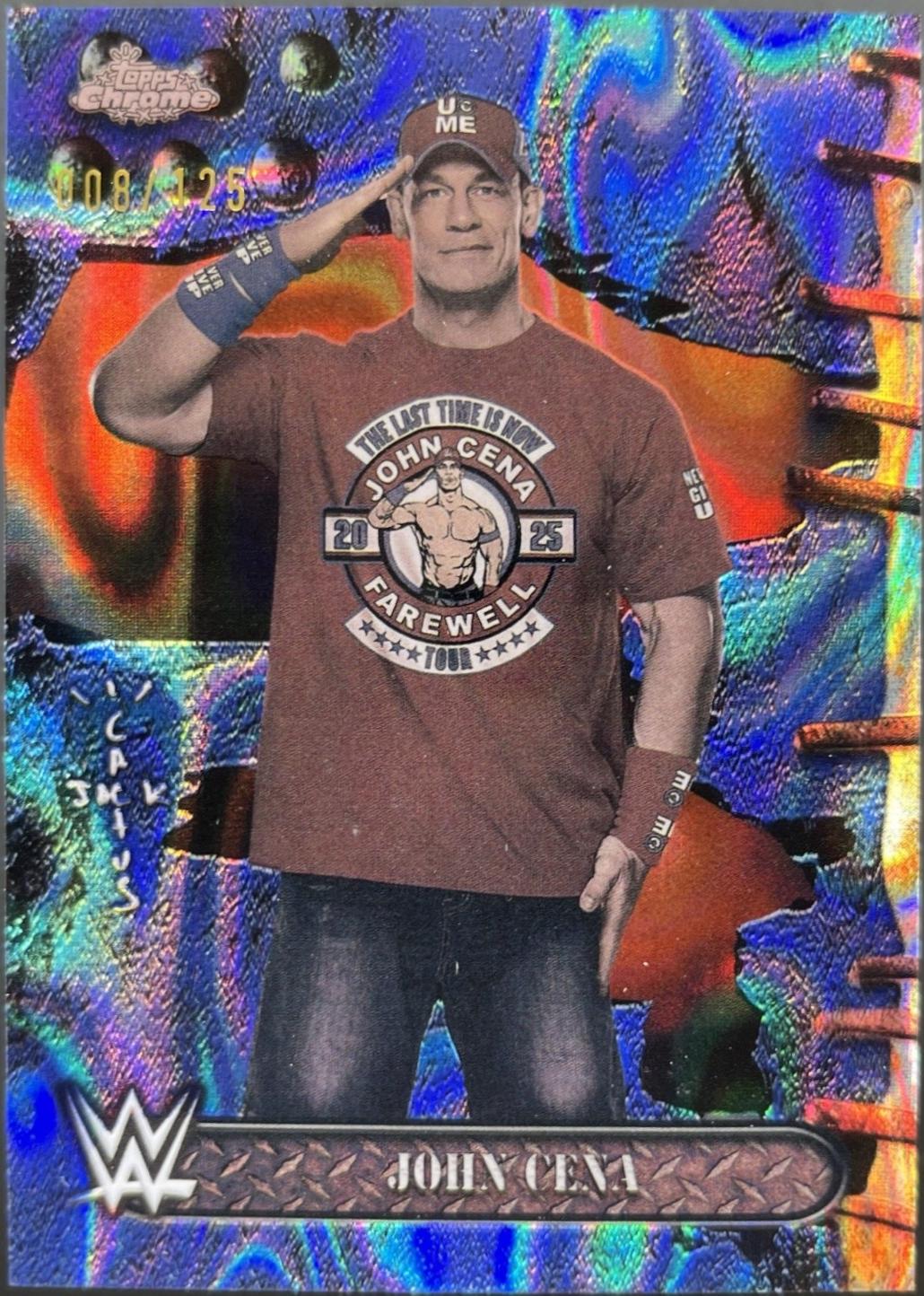 John Cena [Blue Sonar Refractor] #1
