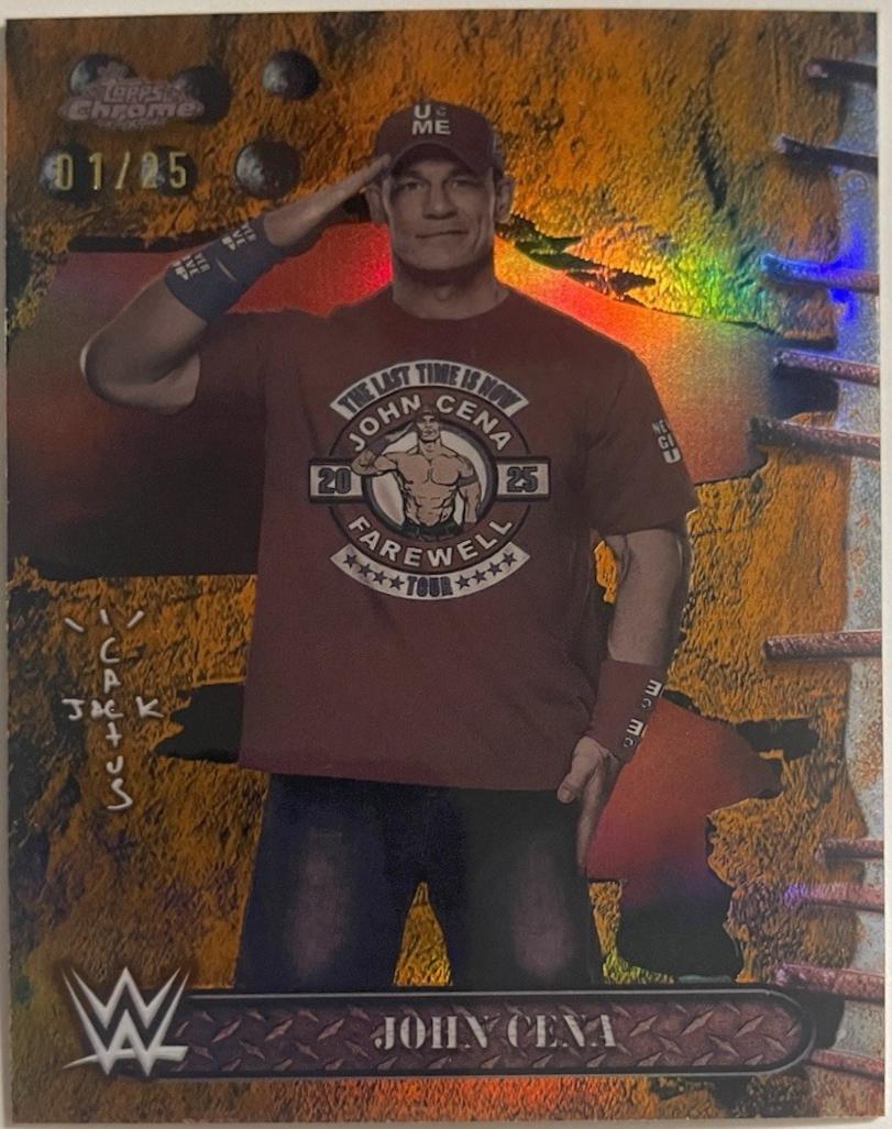 John Cena [Orange Refractor] #1