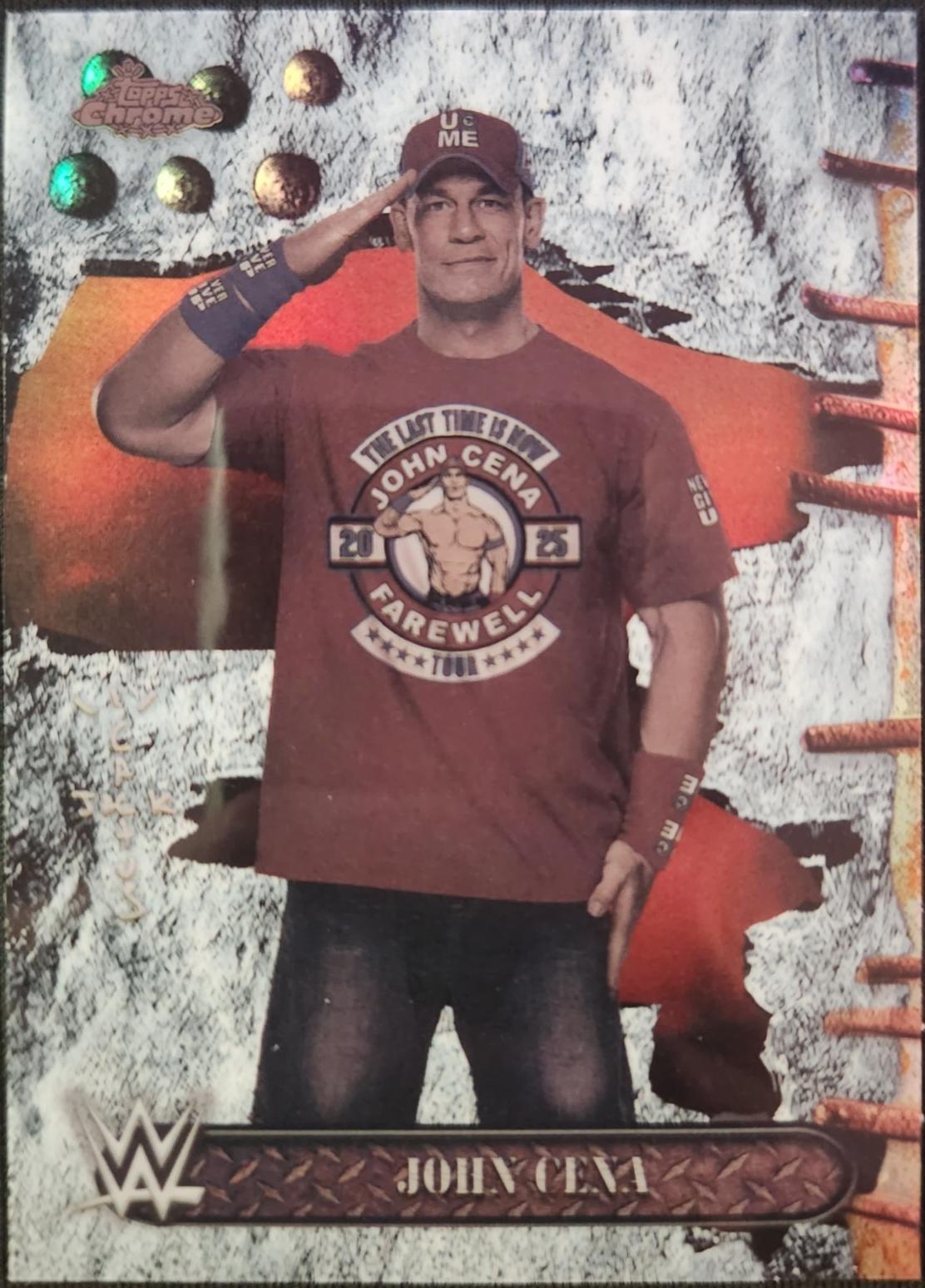 John Cena [White Refractor] #1