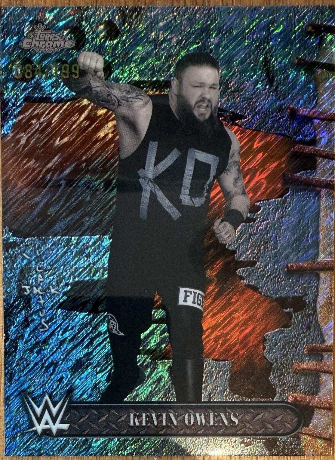 Kevin Owens [Aqua Shimmer Refractor] #4
