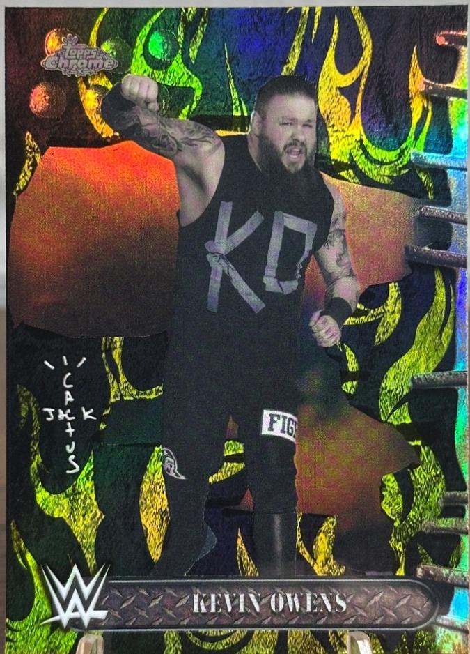 Kevin Owens [Black Yellow Refractor] #4