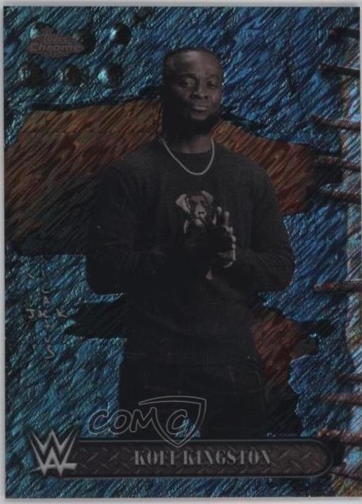 Kofi Kingston [Aqua Shimmer Refractor] #22