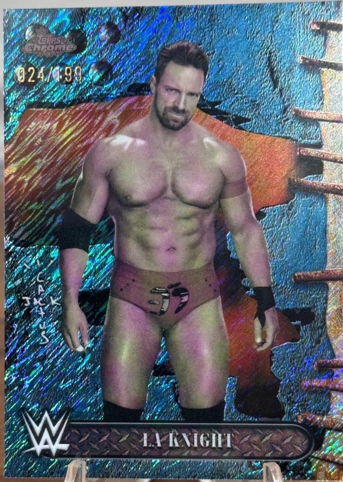 LA Knight [Blue Refractor] #12