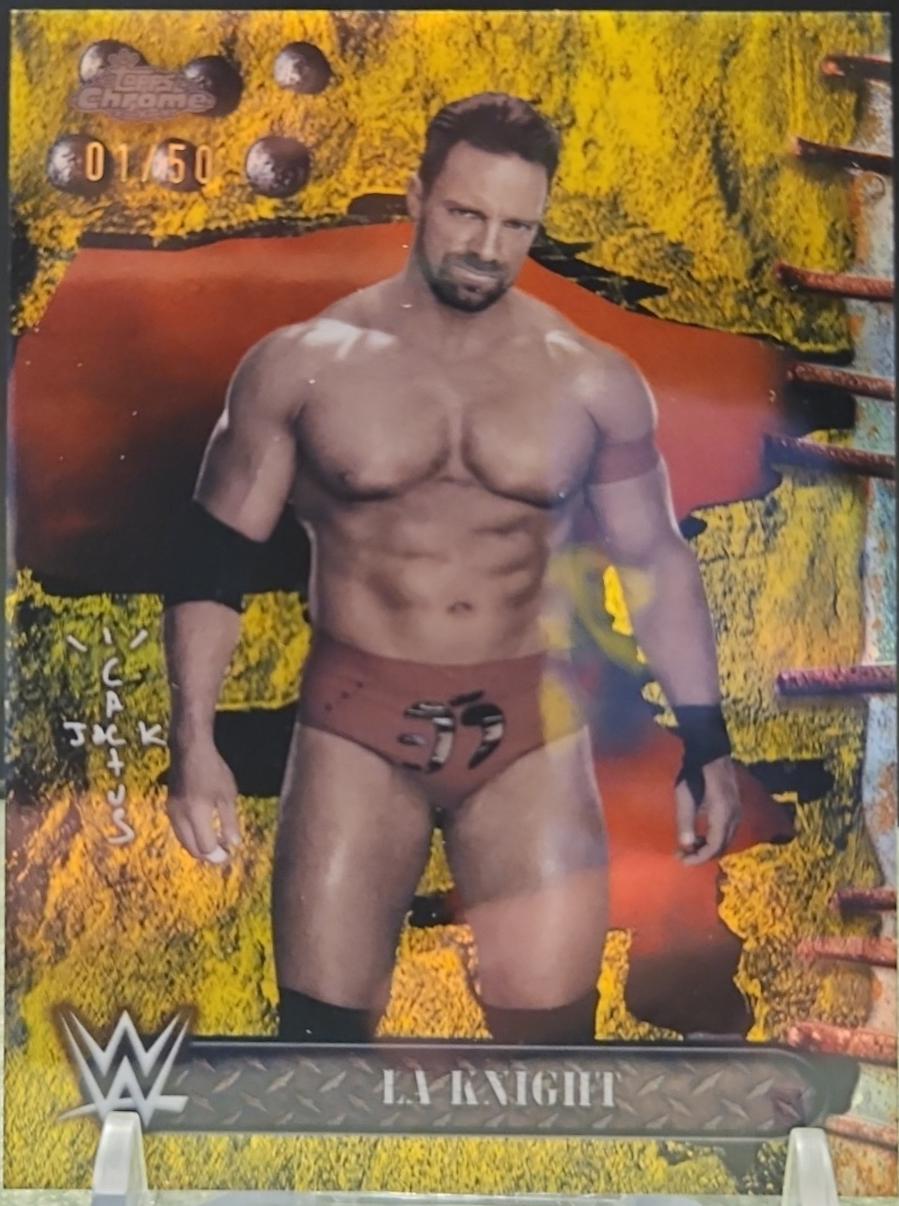 LA Knight [Gold Refractor] #12