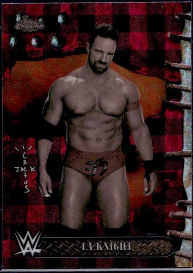 LA Knight [Red Black Refractor] #12