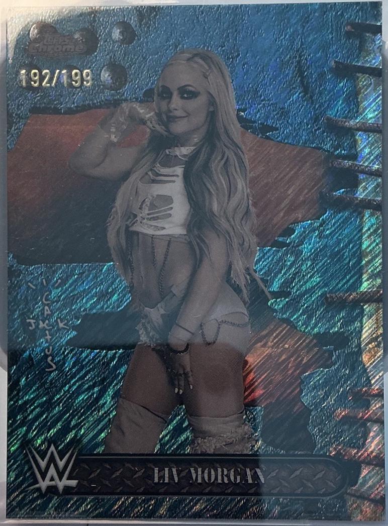 Liv Morgan [Aqua Shimmer Refractor] #5