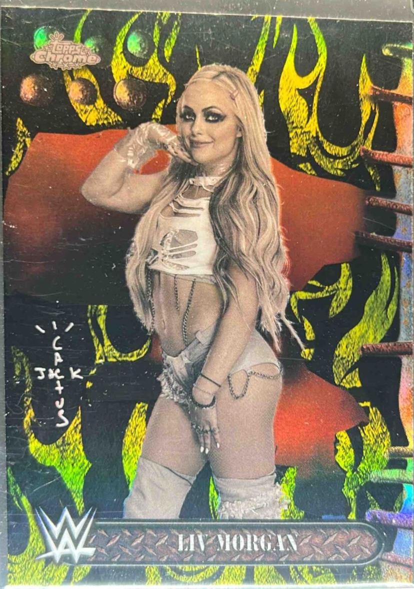 Liv Morgan [Black Yellow Refractor] #5