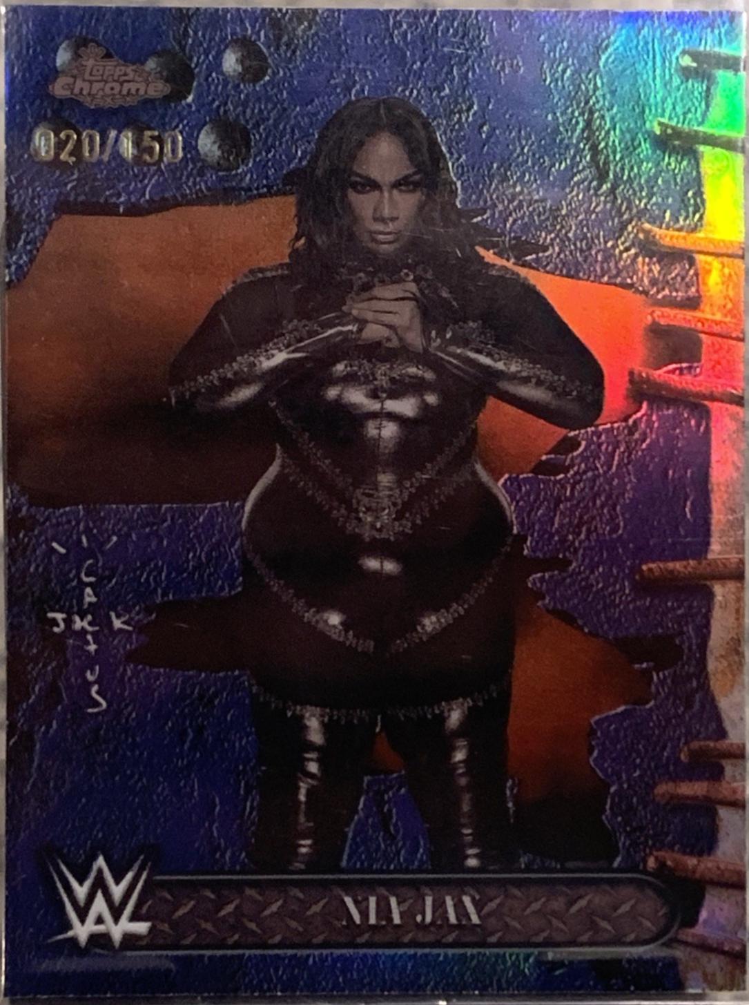 Nia Jax [Blue Refractor] #13