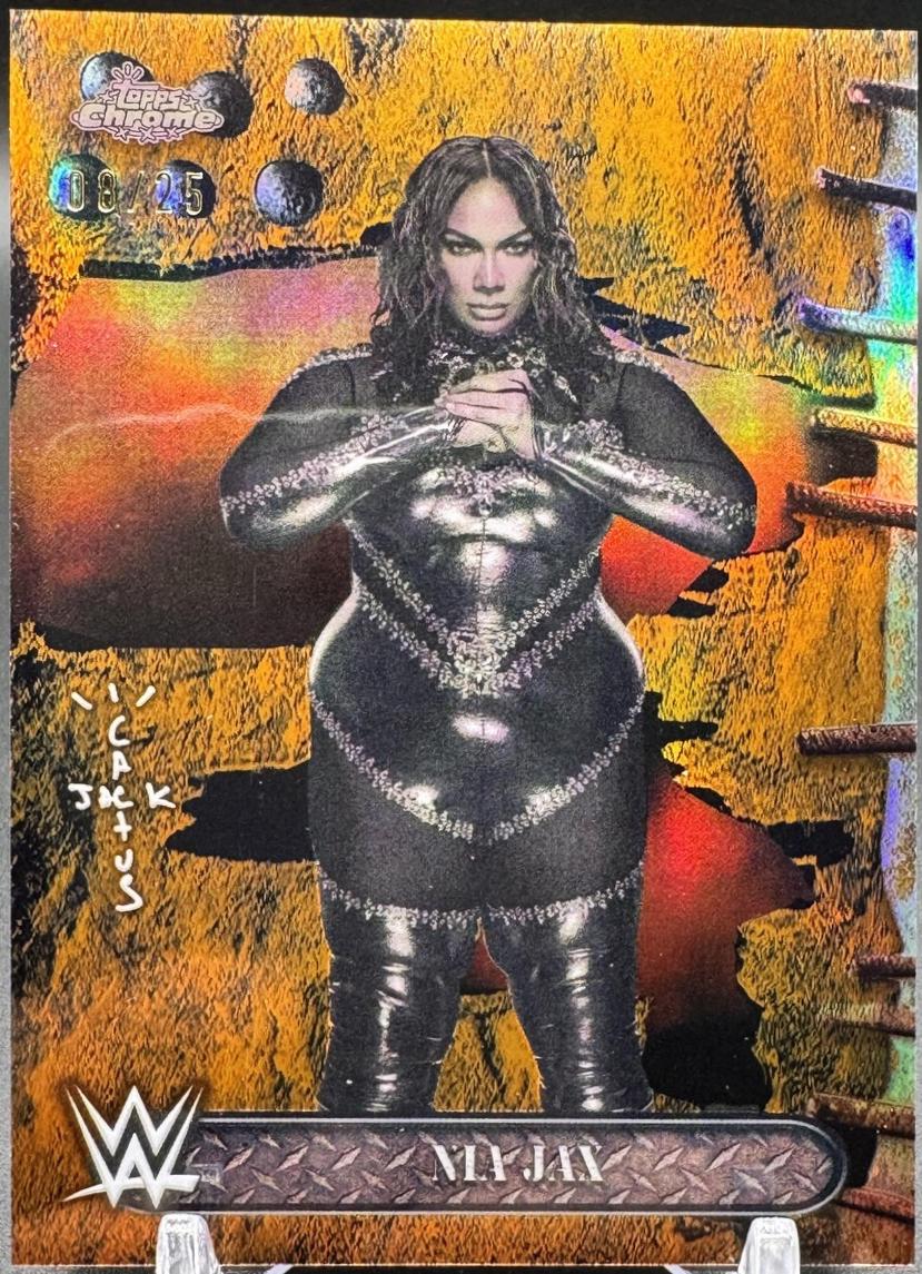 Nia Jax [Orange Refractor] #13