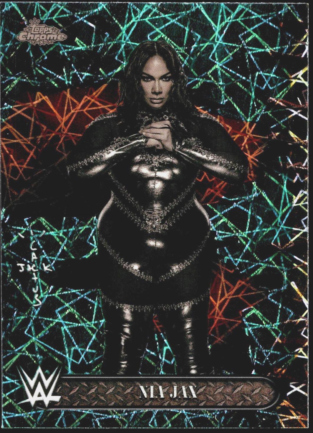 Nia Jax [Teal Lasers Refractor] #13
